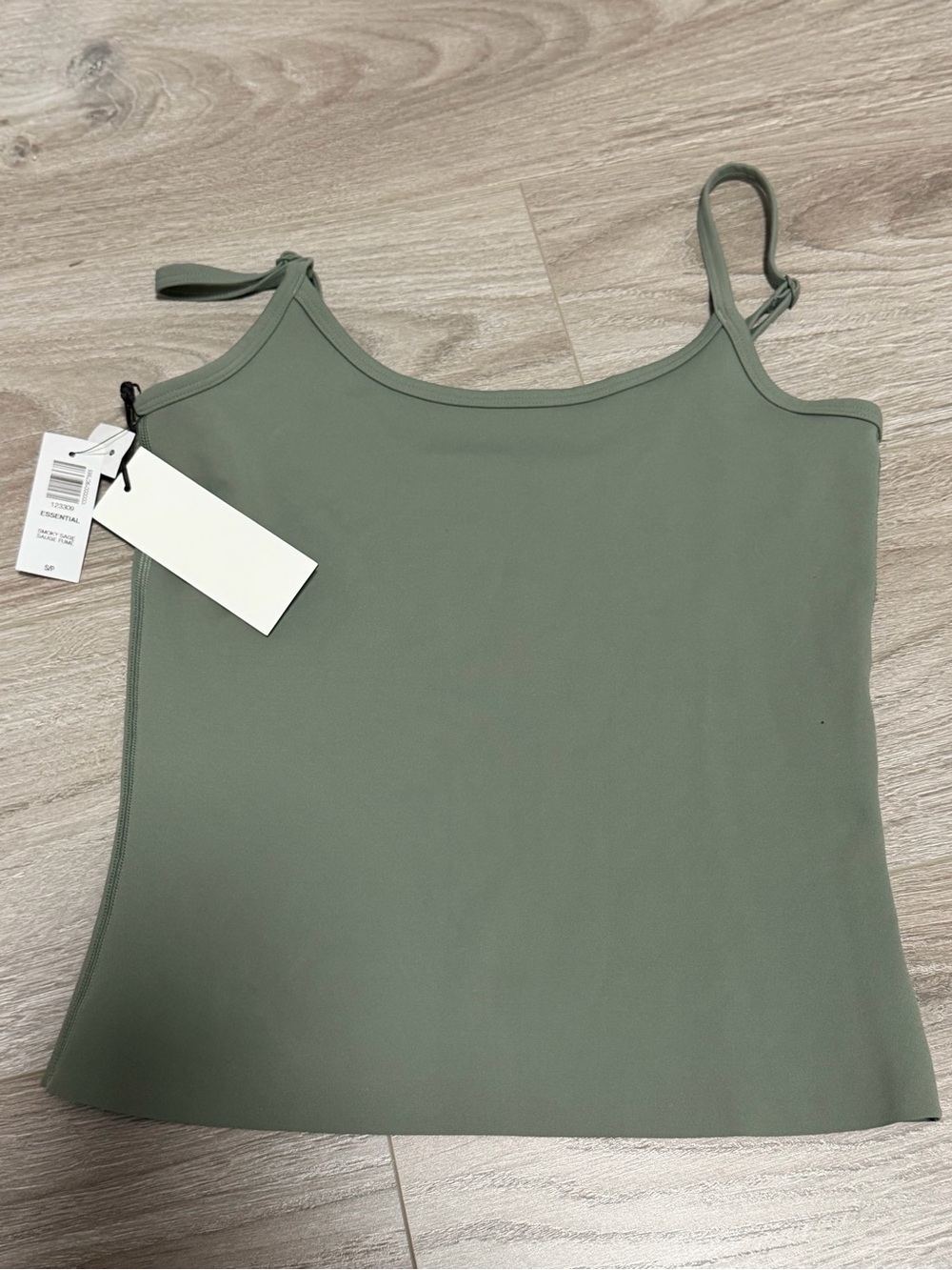 Aritzia Essential Womens Tank Top in Sage Green